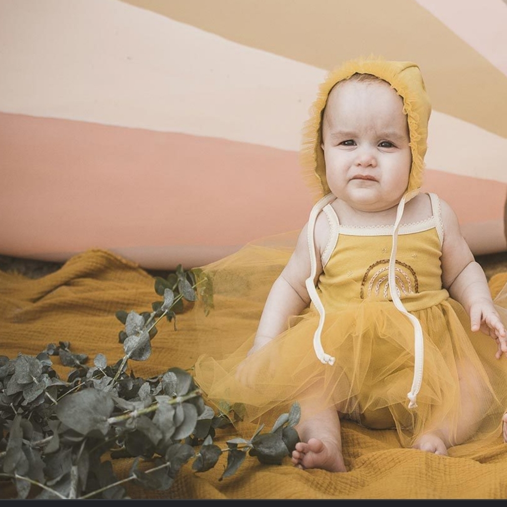 Wild Wawa Tutu in Honey 6-12 months